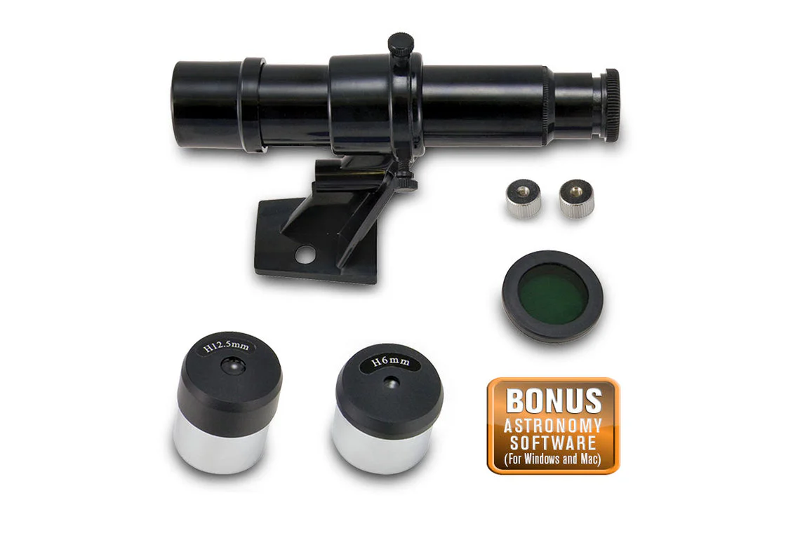 Celestron Robert Reeves Edition FirstScope Tabletop Telescope plus Accessory Pack - Image 3