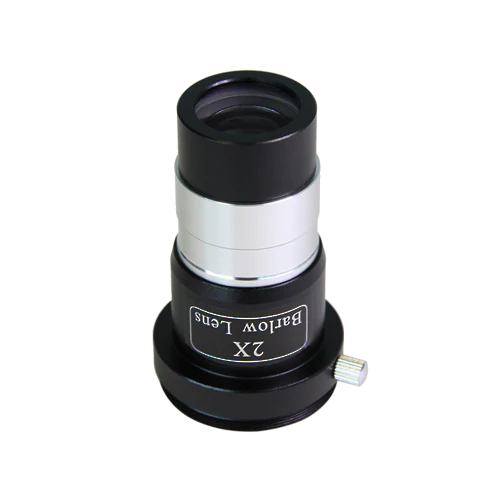 Saxon 1.25" 2x Short-Focus Barlow Lens with Camera Adapter