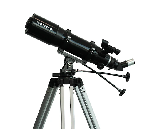 Saxon 1025 AZ3 Pioneer Refractor Telescope with Smart Phone Adapter - Image 2
