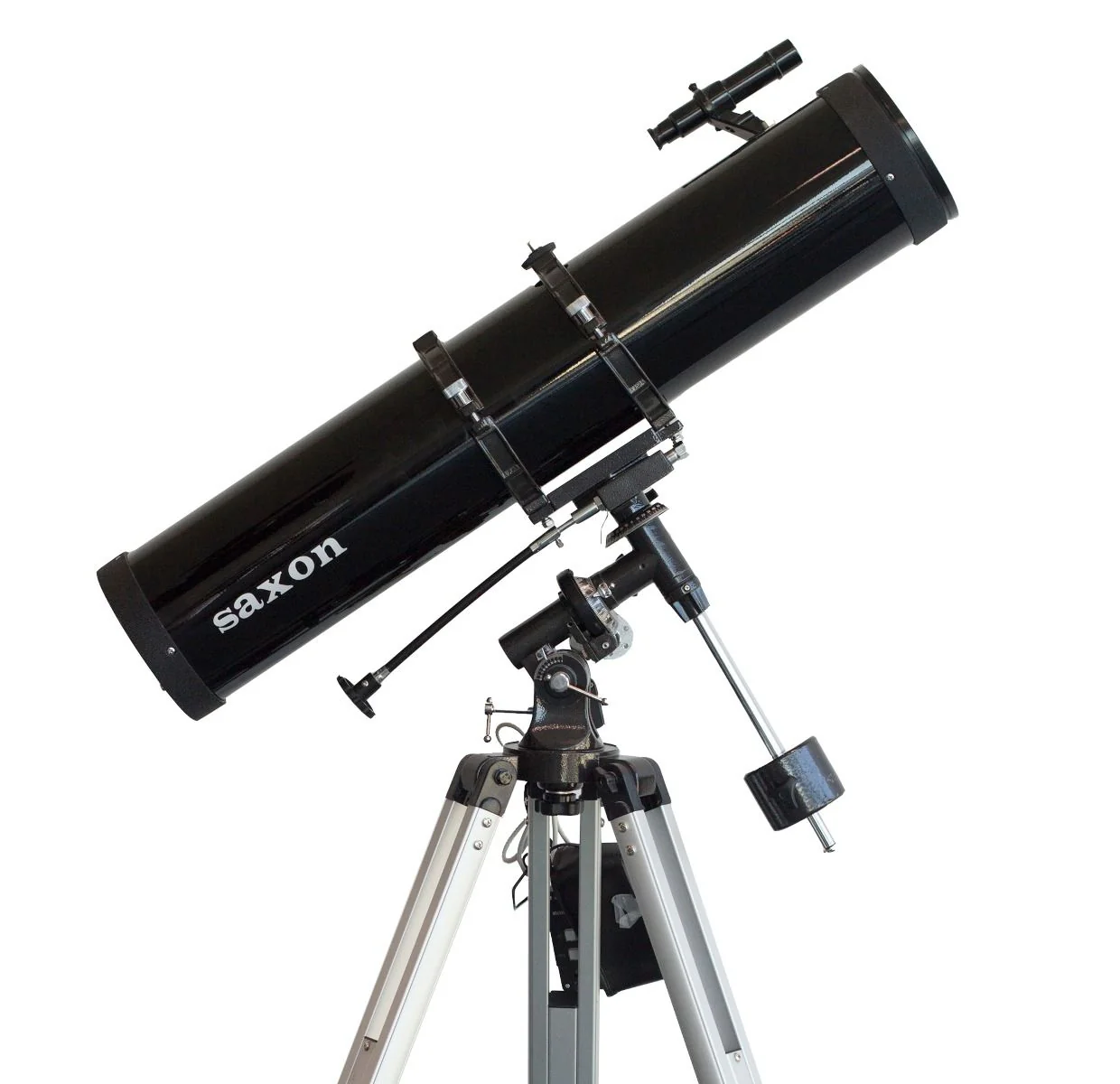 saxon 1309-EQ2 Velocity Reflector Telescope with Motor Drive - Image 2
